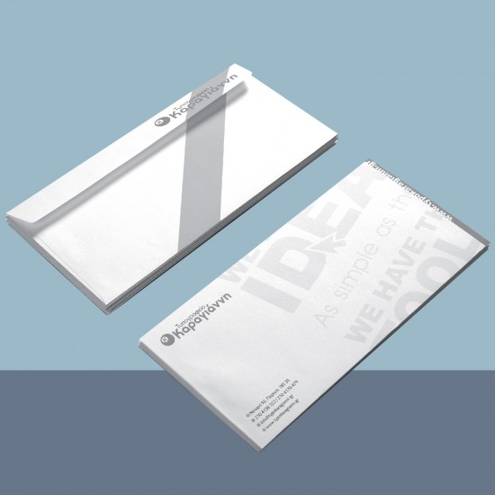 Φάκελα 11,5χ23 μονόχρωμα